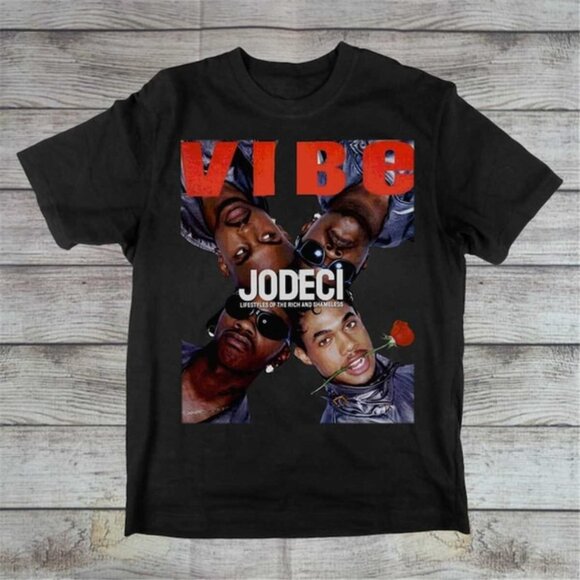 Jodeci Vibe 90s T Shirt Hiphop RB Music Graphic Fan Gift Retro Vintage Concert - Picture 1 of 5